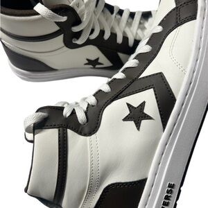 Converse Men's High-Top Sneakers - White and Brown